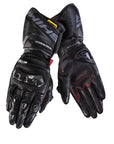 Long women's motorcycle black sport gloves from SHIMA