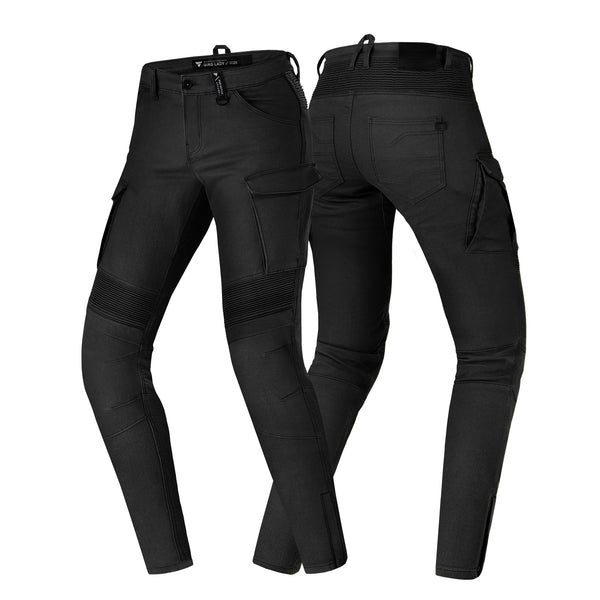 Black women's motorcycle cargo pants GIRO from SHIMA