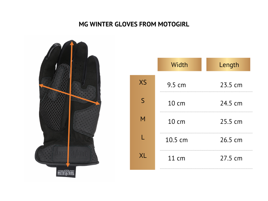 Baronessa MG - Women&#39;s Motorcycle Winter Gloves