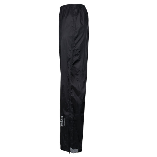 Waterproof motorcycle black rain trousers from Moto Girl