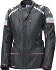 Women's motorcycle touring jacket in black, white and red from Held