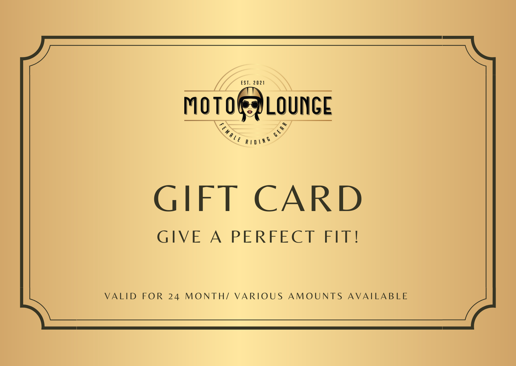 Moto Lounge Presentkort - Digital