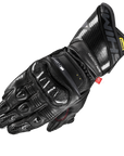 Long women's motorcycle black sport glove from SHIMA