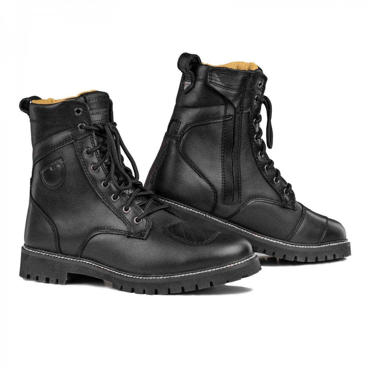 Thomson black motorcycle Shima boots for women 