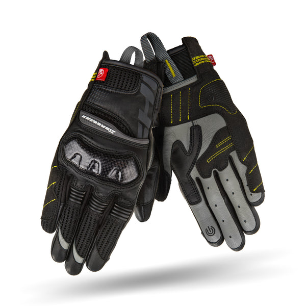 Black female motorcycle gloves from Shima